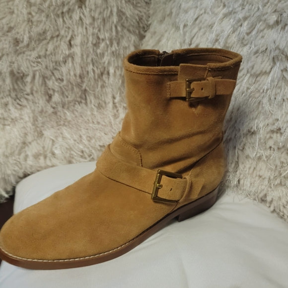 Michael kors suede ankle Boot excellent very cleen 9color tan - Picture 9 of 16